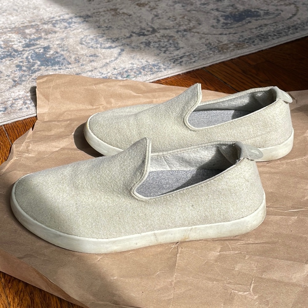 Very used Allbirds Wool Loungers